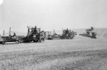 Wheat harvest combines on the Mel Hair ranch, Aug 5 1955 (8).JPG