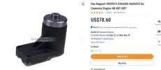 Cummins Engine Fan Support Bearing for Case Equipment.jpg